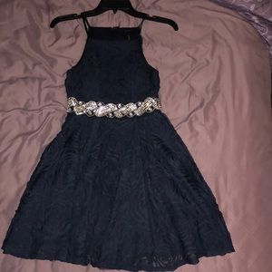 Navy blue homecoming dress